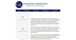 Desktop Screenshot of goldsteinassociates.com